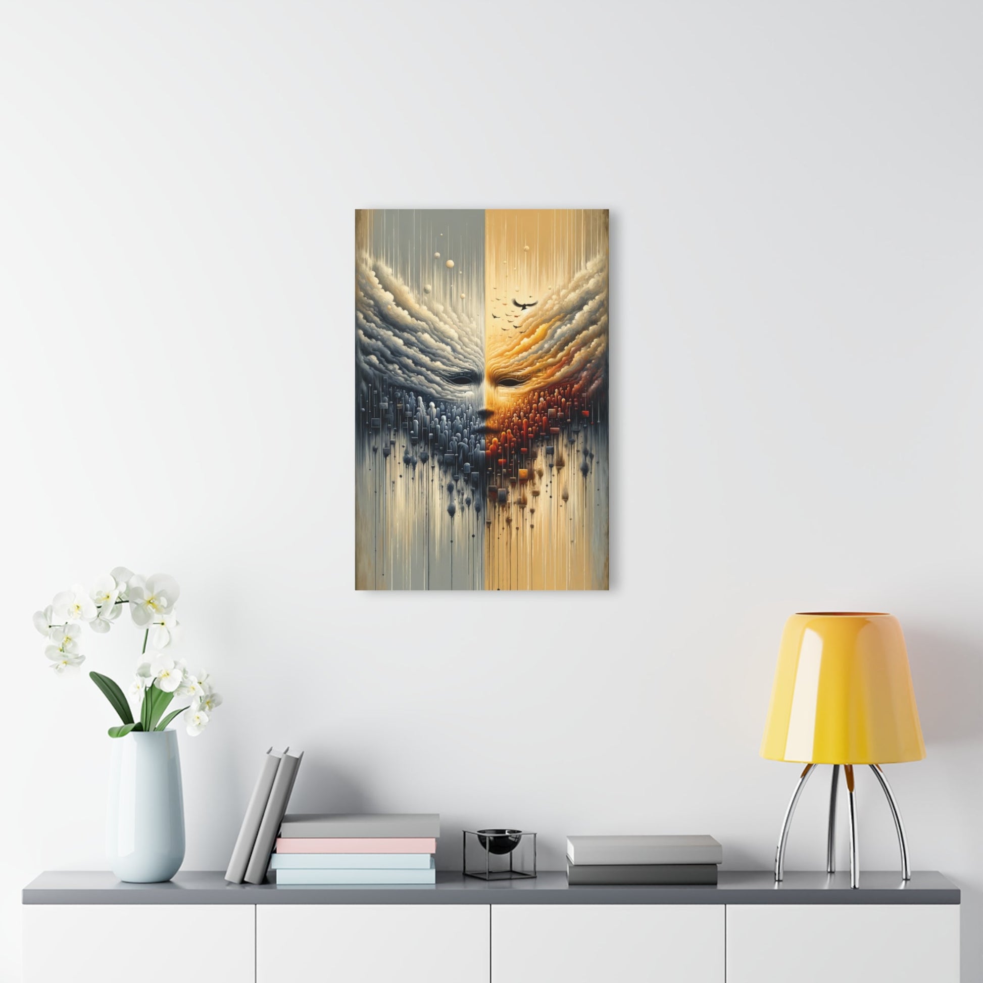 Subdued Revolutionary Currents Acrylic Prints (French Cleat Hanging) - ATUH.ART