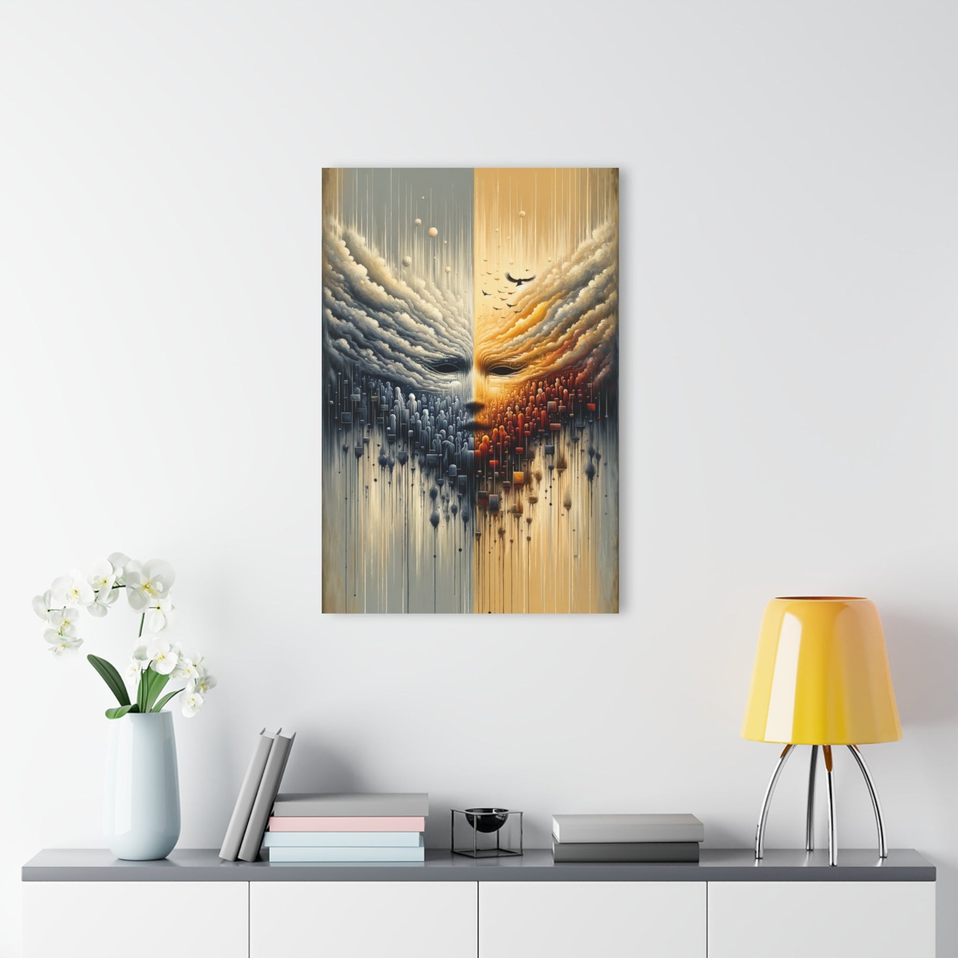 Subdued Revolutionary Currents Acrylic Prints (French Cleat Hanging) - ATUH.ART