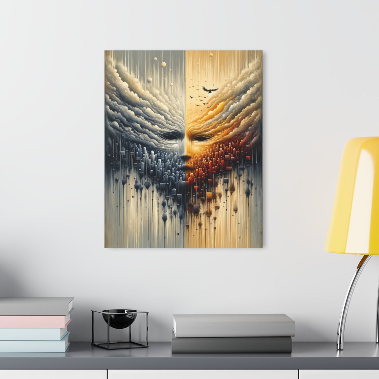 Subdued Revolutionary Currents Acrylic Prints (French Cleat Hanging) - ATUH.ART