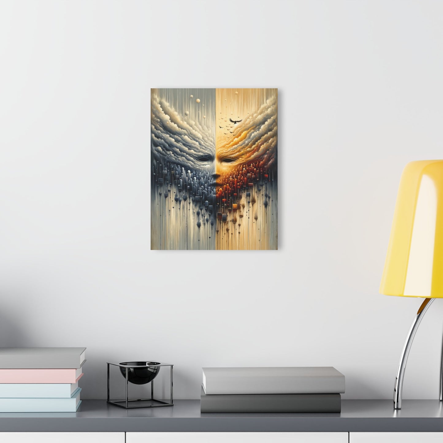 Subdued Revolutionary Currents Acrylic Prints (French Cleat Hanging) - ATUH.ART