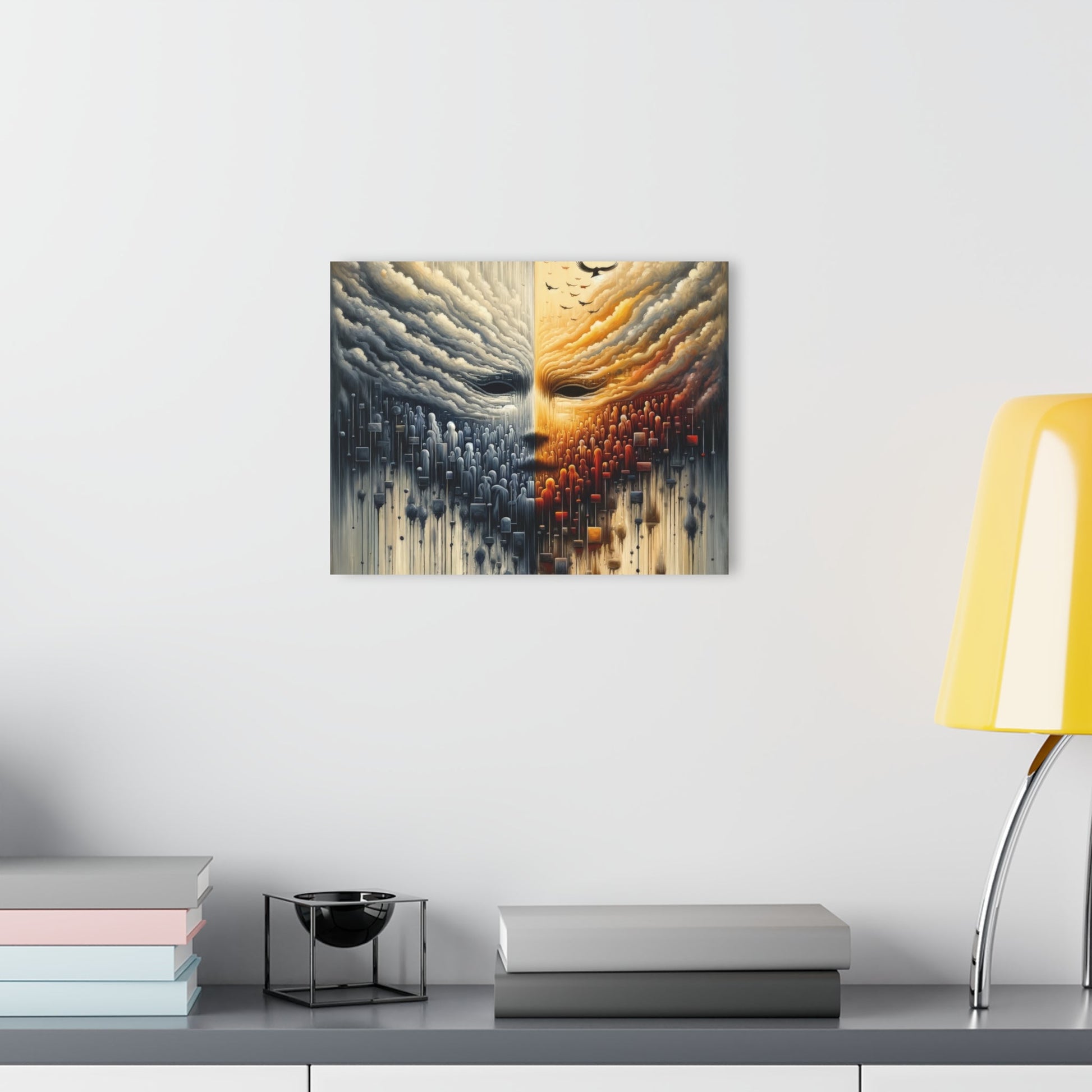 Subdued Revolutionary Currents Acrylic Prints (French Cleat Hanging) - ATUH.ART