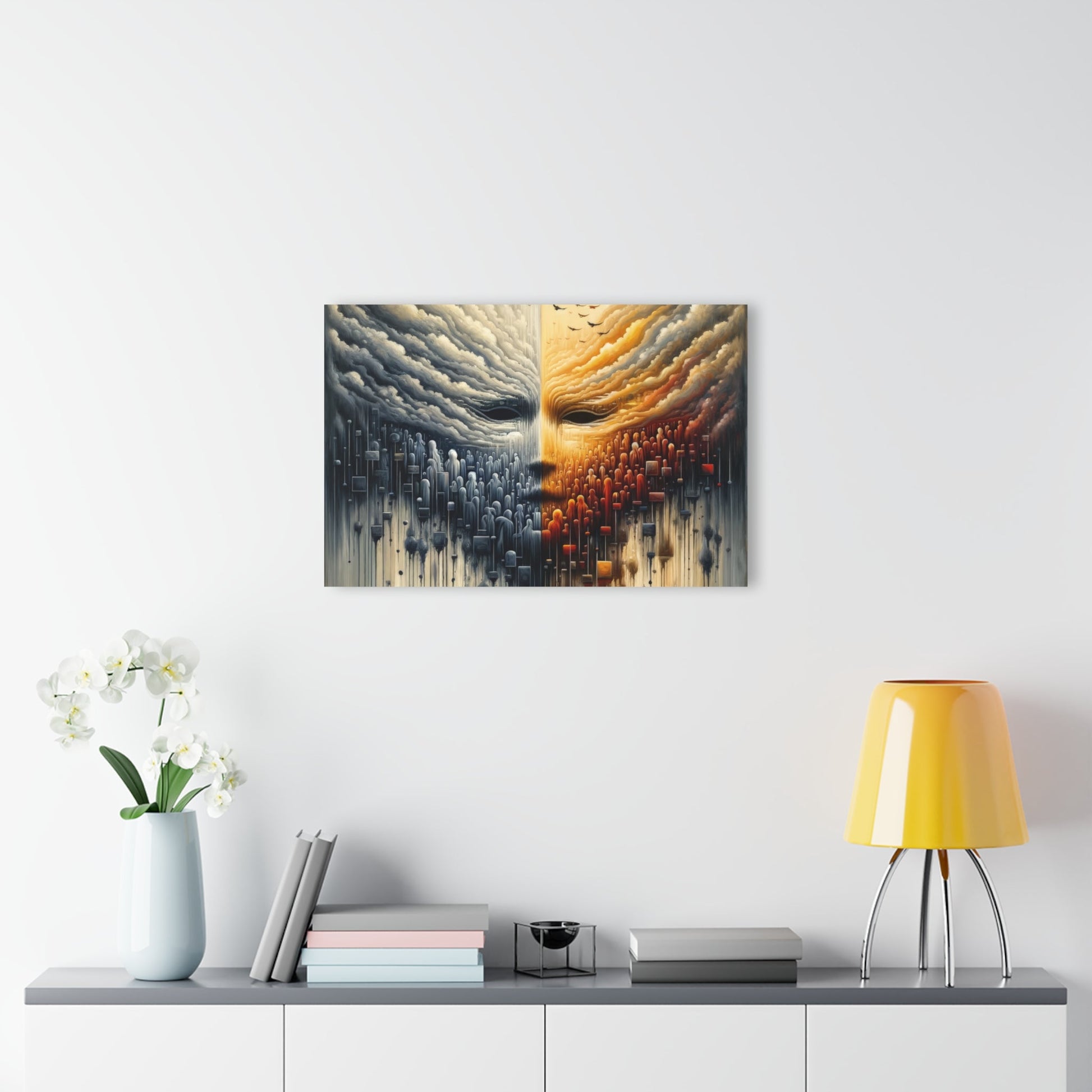 Subdued Revolutionary Currents Acrylic Prints (French Cleat Hanging) - ATUH.ART