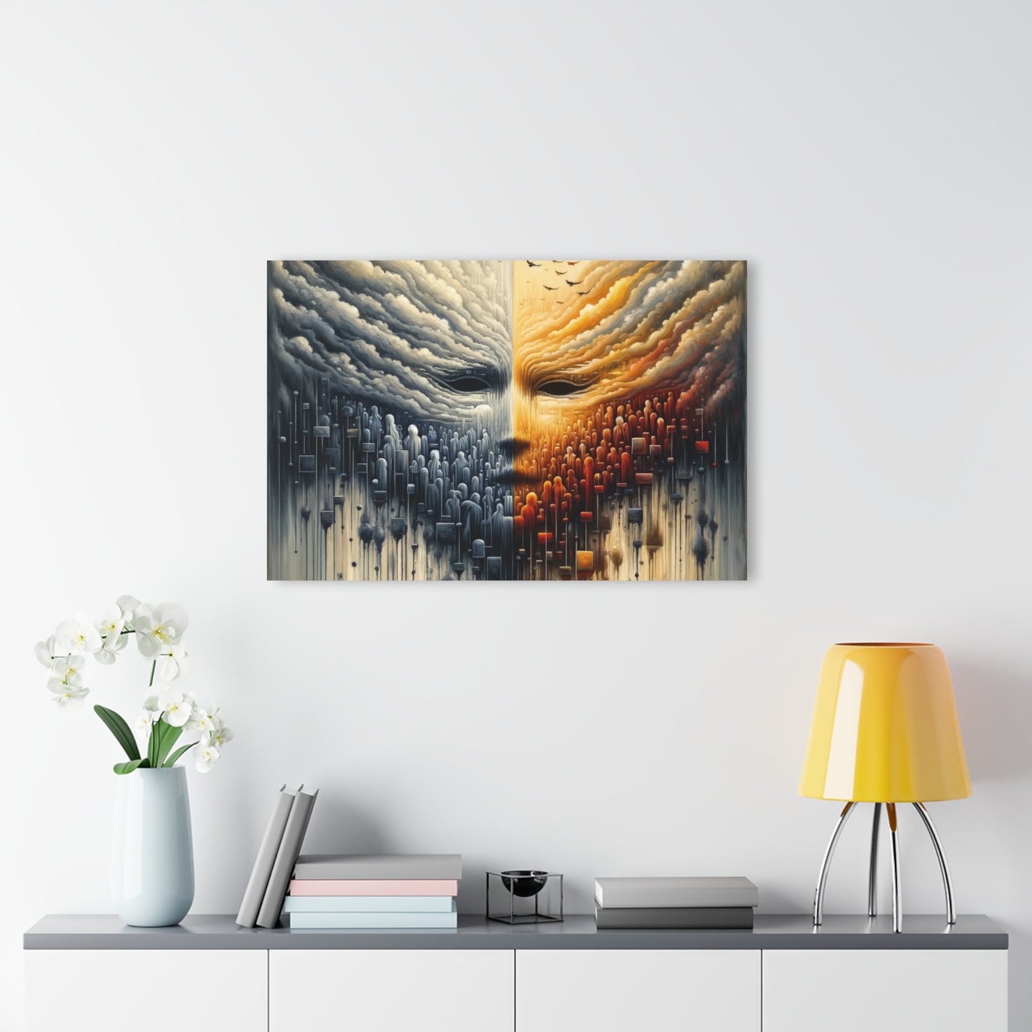 Subdued Revolutionary Currents Acrylic Prints (French Cleat Hanging) - ATUH.ART