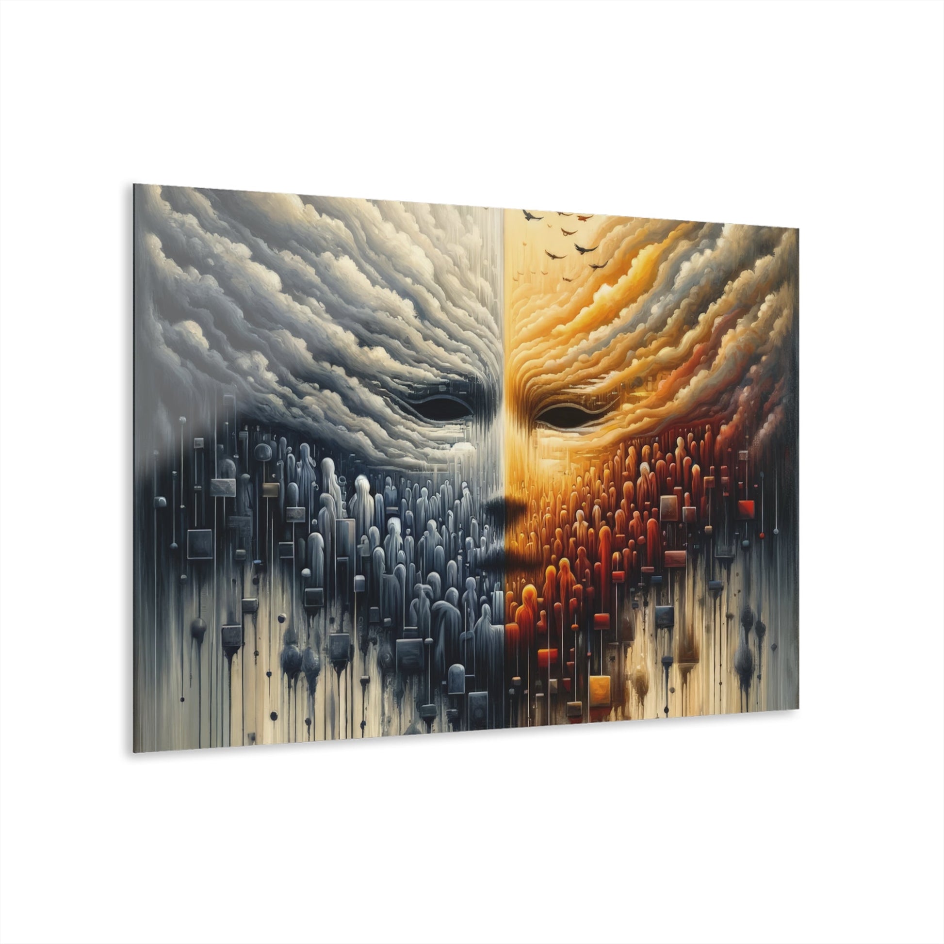Subdued Revolutionary Currents Acrylic Prints (French Cleat Hanging) - ATUH.ART
