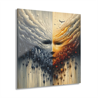 Subdued Revolutionary Currents Acrylic Prints (French Cleat Hanging) - ATUH.ART