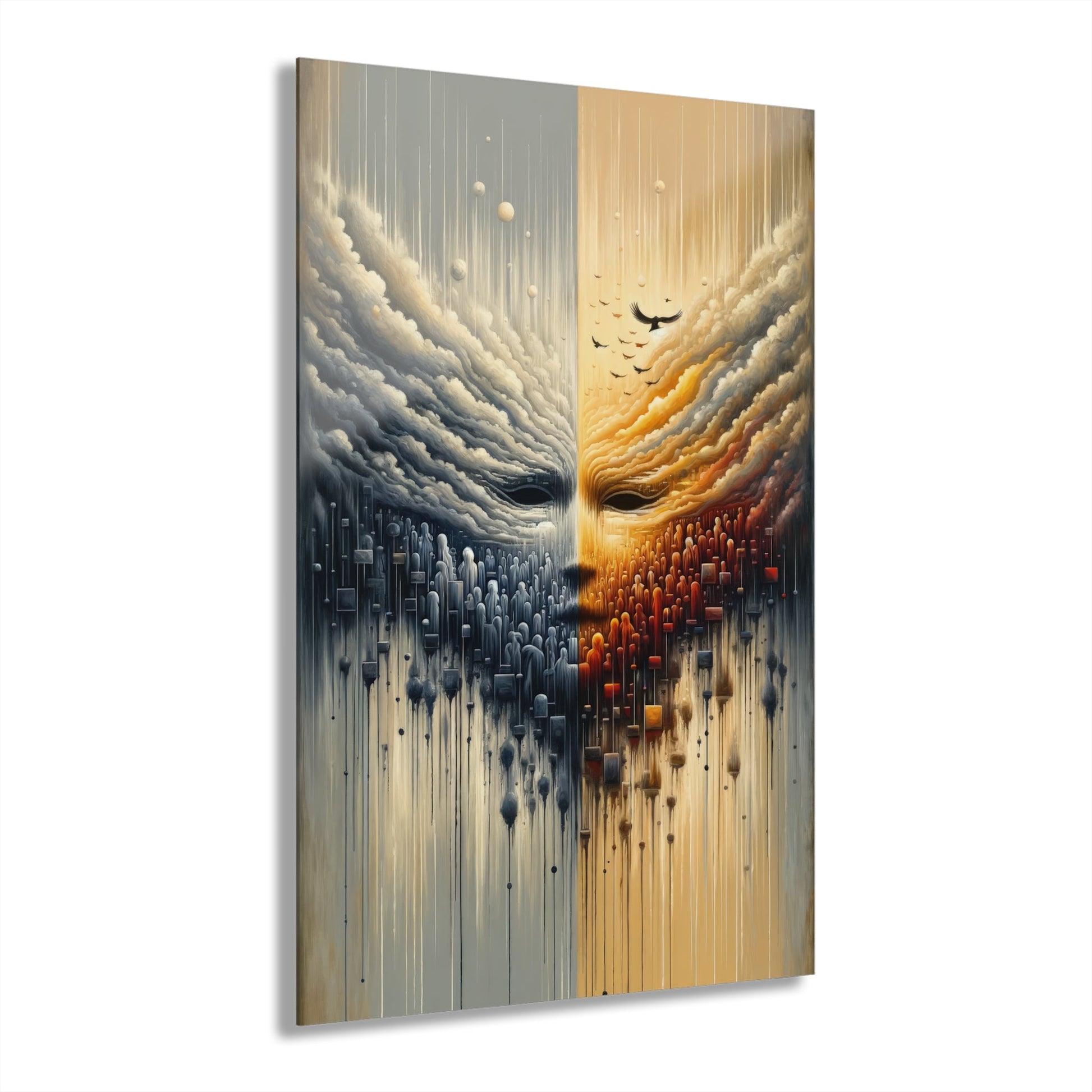 Subdued Revolutionary Currents Acrylic Prints (French Cleat Hanging) - ATUH.ART