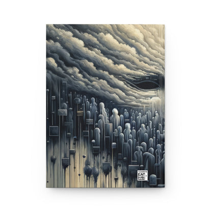 Subdued Revolutionary Currents Hardcover Journal Matte - ATUH.ART
