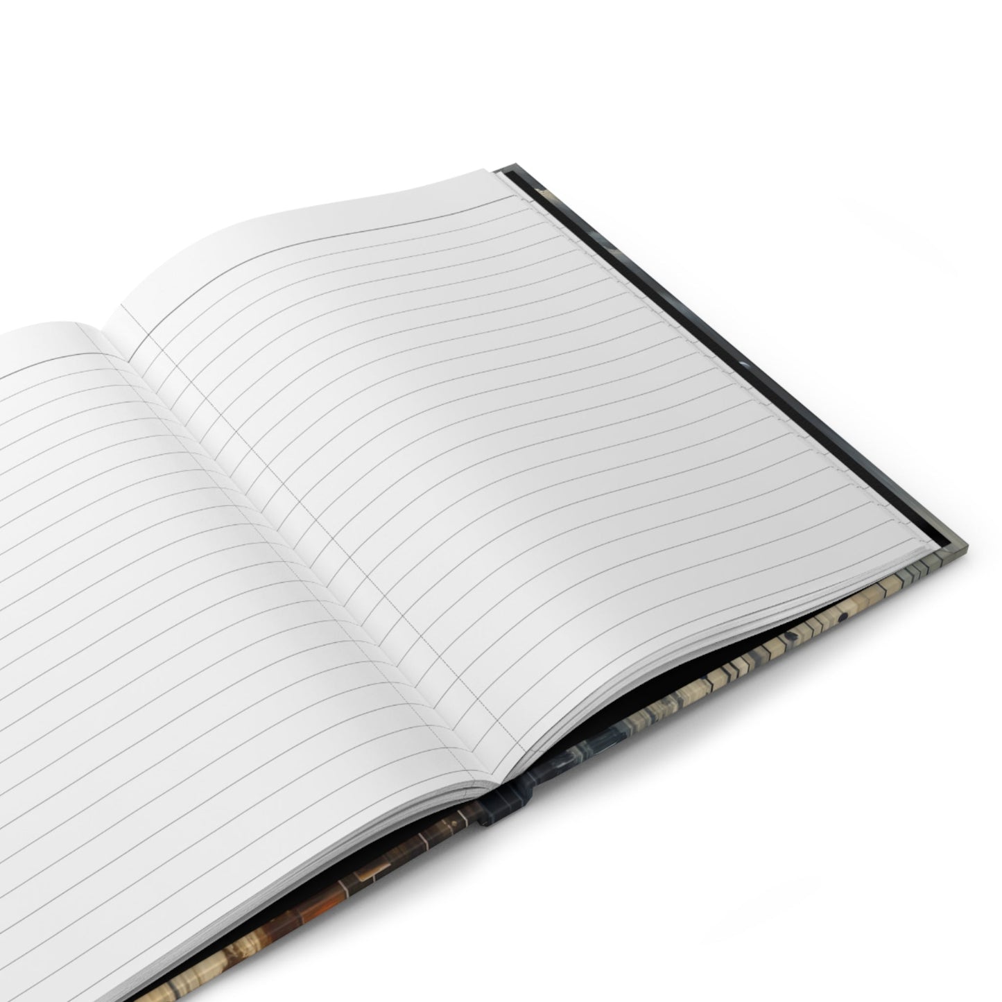 Subdued Revolutionary Currents Hardcover Journal Matte - ATUH.ART
