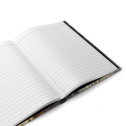 Subdued Revolutionary Currents Hardcover Journal Matte - ATUH.ART