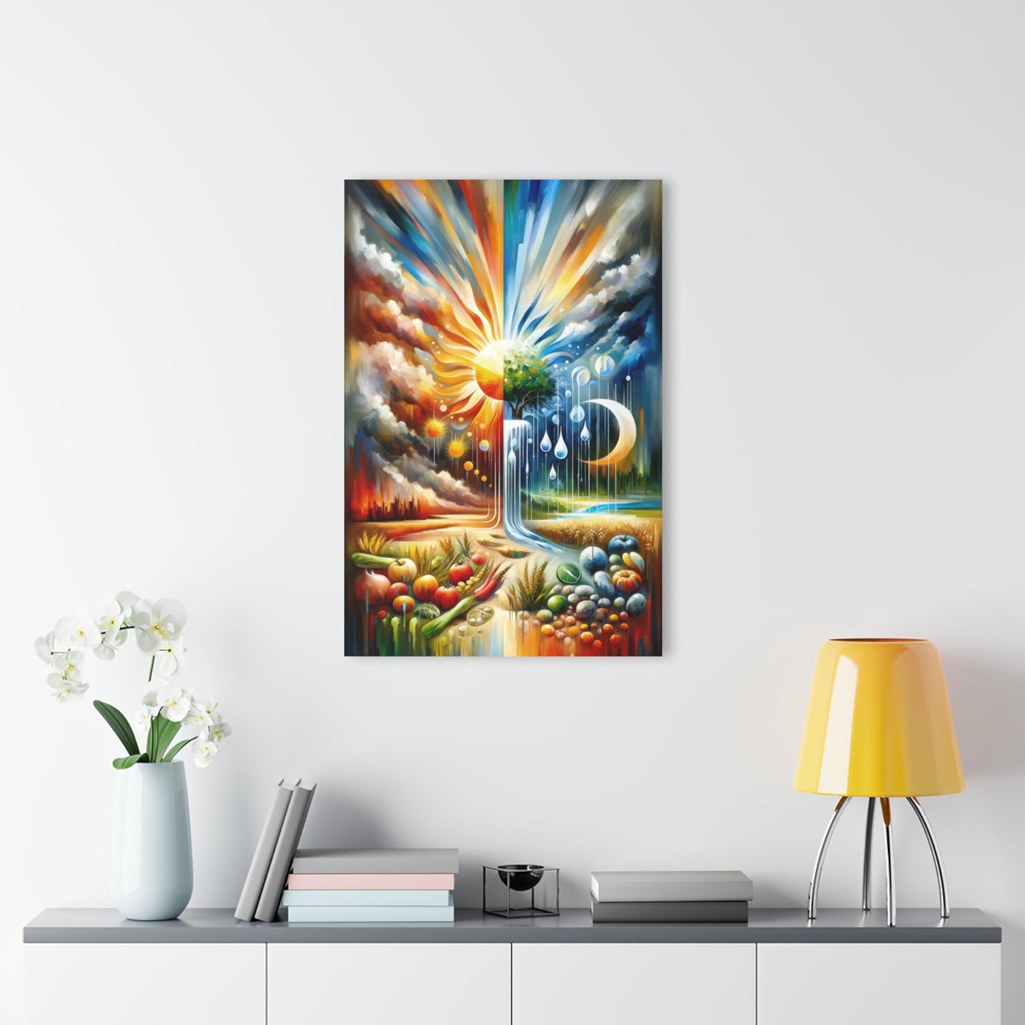 Sunshine Harvest Journey Acrylic Prints (French Cleat Hanging) - ATUH.ART