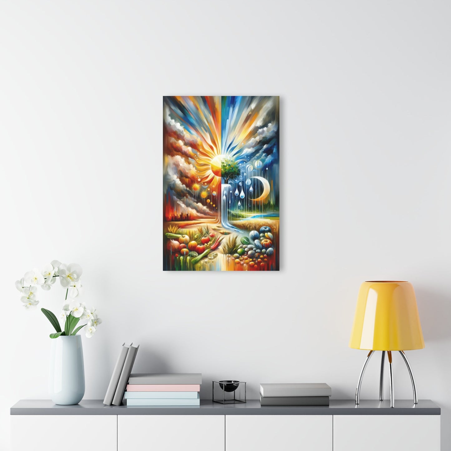 Sunshine Harvest Journey Acrylic Prints (French Cleat Hanging) - ATUH.ART