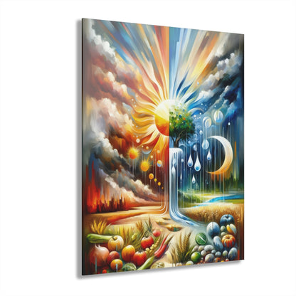 Sunshine Harvest Journey Acrylic Prints (French Cleat Hanging) - ATUH.ART