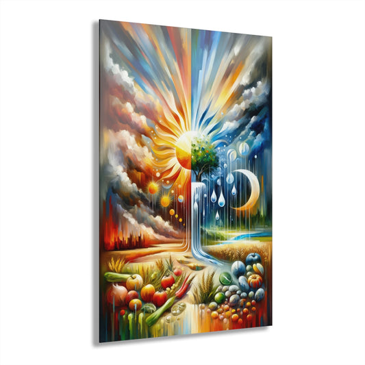 Sunshine Harvest Journey Acrylic Prints (French Cleat Hanging) - ATUH.ART