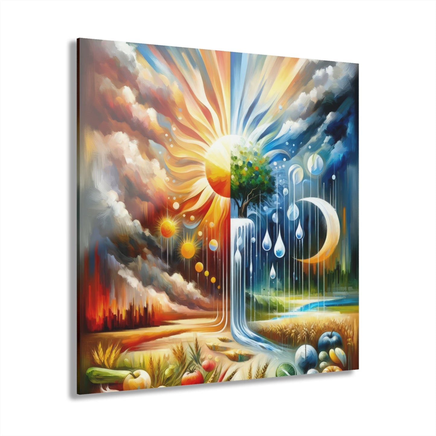 Sunshine Harvest Journey Acrylic Prints (French Cleat Hanging) - ATUH.ART