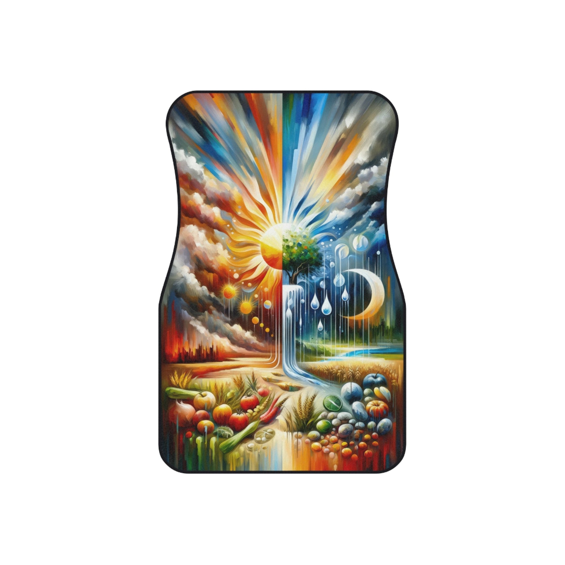 Sunshine Harvest Journey Car Mats (2x Front) - ATUH.ART