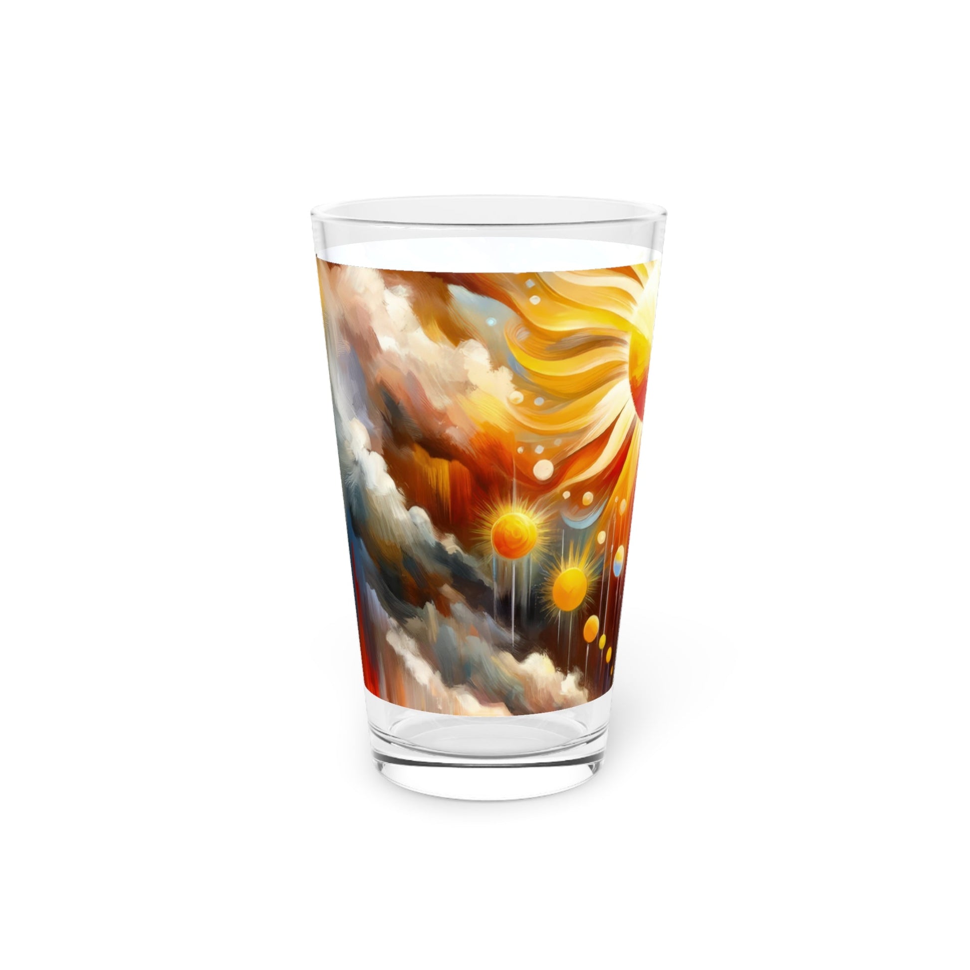 Sunshine Harvest Journey Pint Glass, 16oz - ATUH.ART