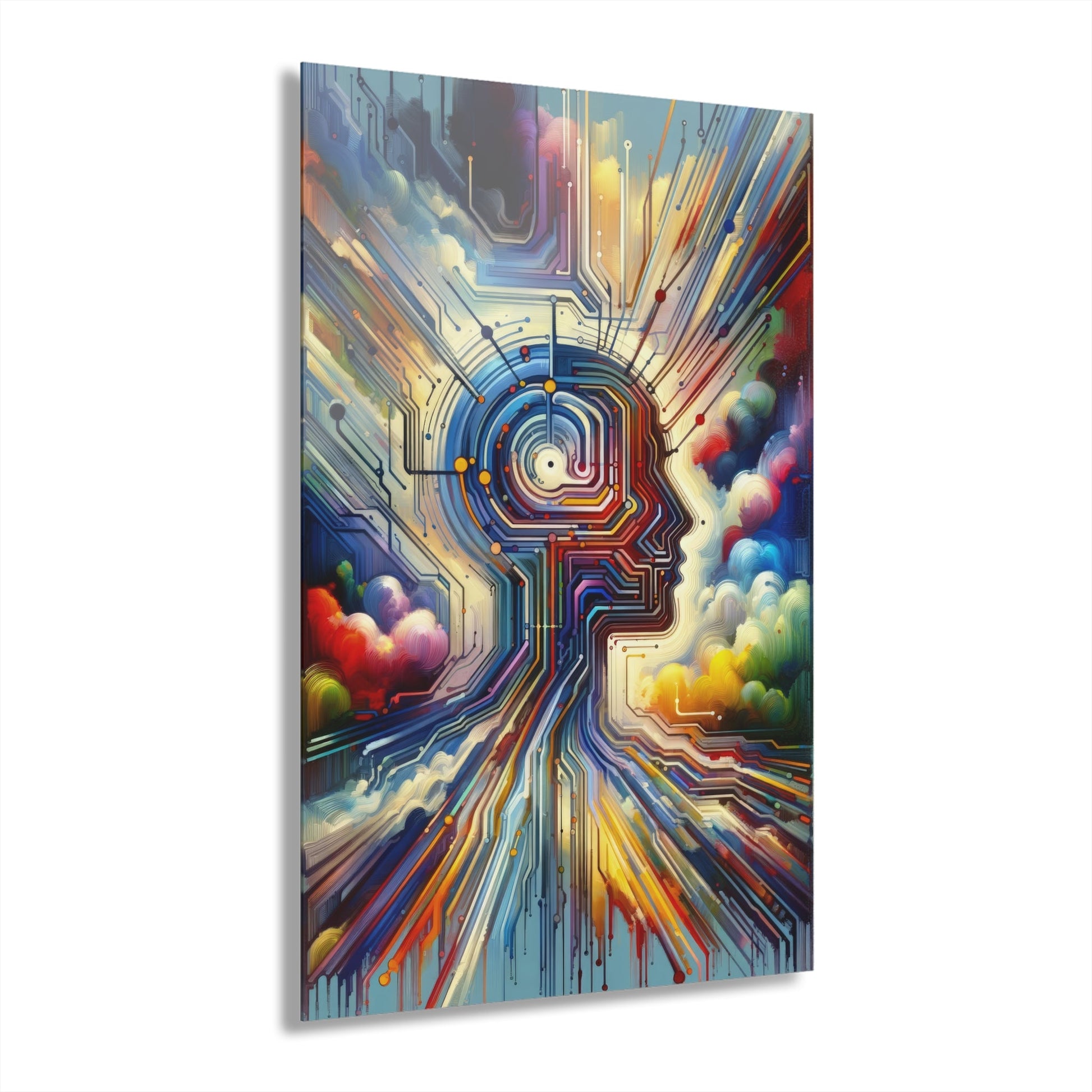 Supportive Digital Empathy Acrylic Prints (French Cleat Hanging) - ATUH.ART