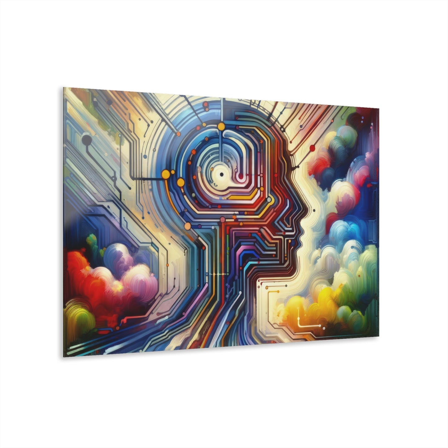 Supportive Digital Empathy Acrylic Prints (French Cleat Hanging) - ATUH.ART