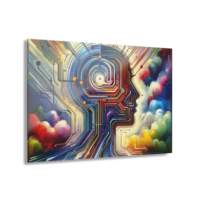 Supportive Digital Empathy Acrylic Prints (French Cleat Hanging) - ATUH.ART