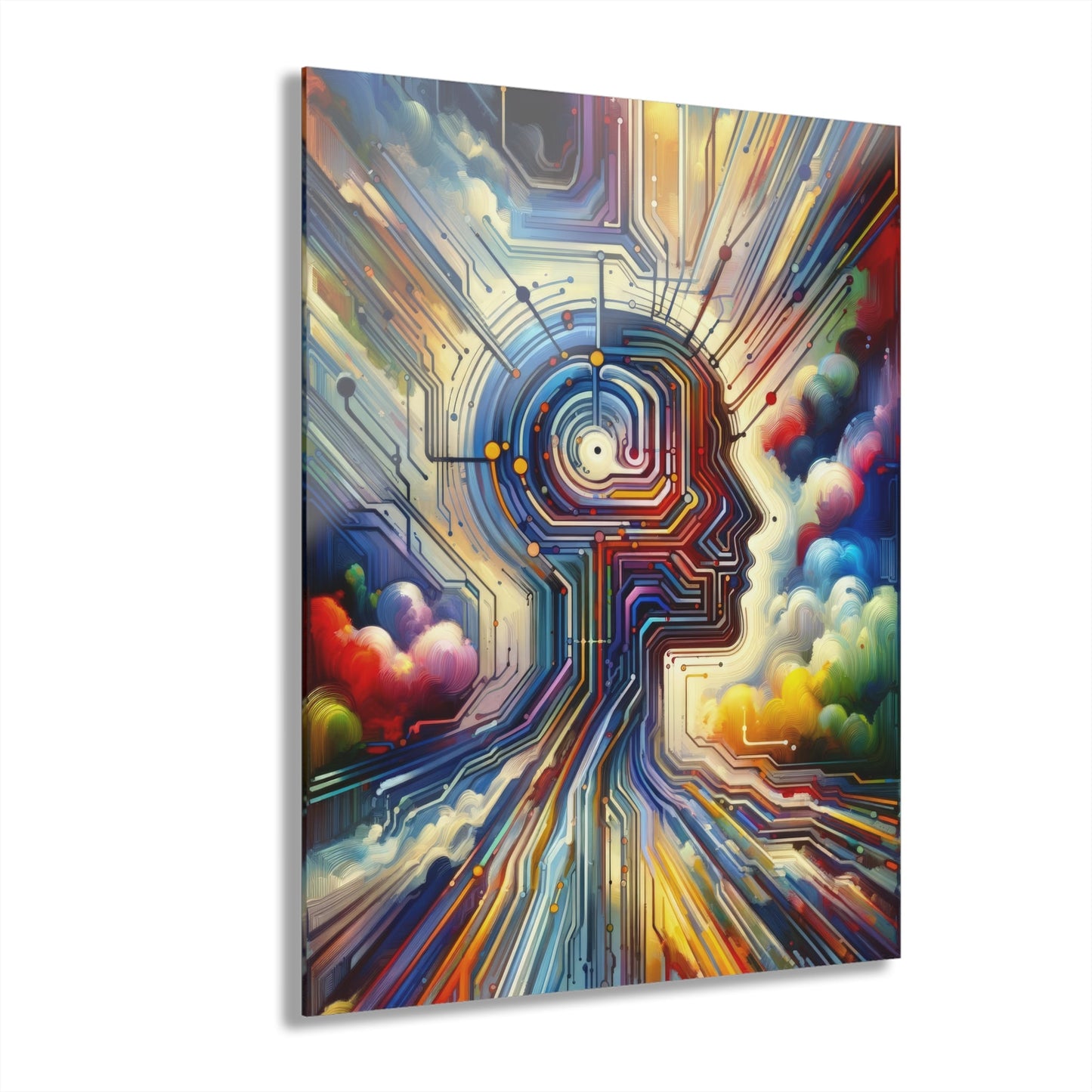 Supportive Digital Empathy Acrylic Prints (French Cleat Hanging) - ATUH.ART