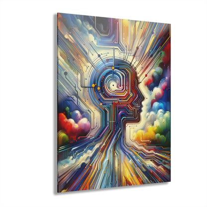 Supportive Digital Empathy Acrylic Prints (French Cleat Hanging) - ATUH.ART