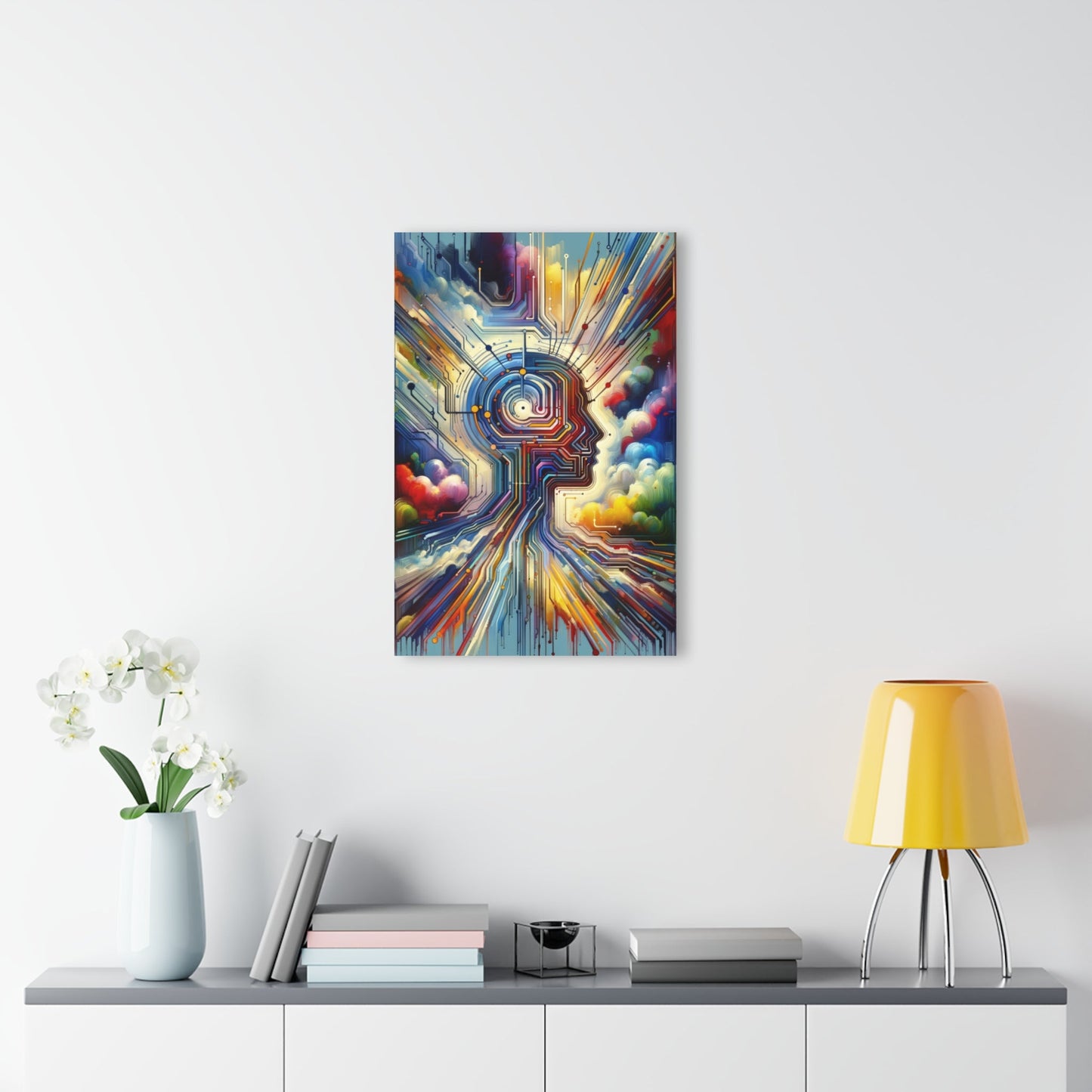 Supportive Digital Empathy Acrylic Prints (French Cleat Hanging) - ATUH.ART