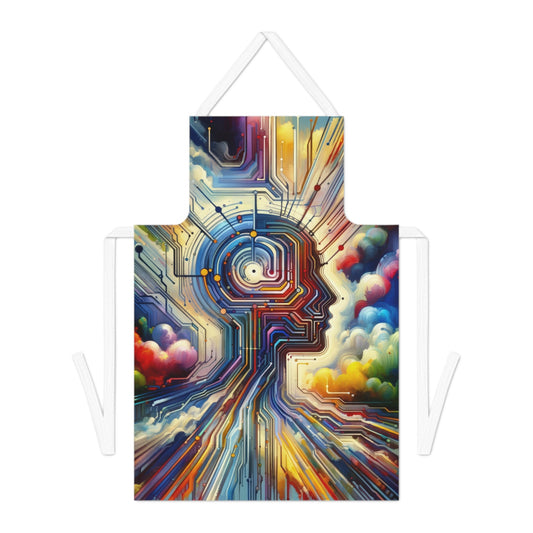 Supportive Digital Empathy Adult Apron (AOP) - ATUH.ART