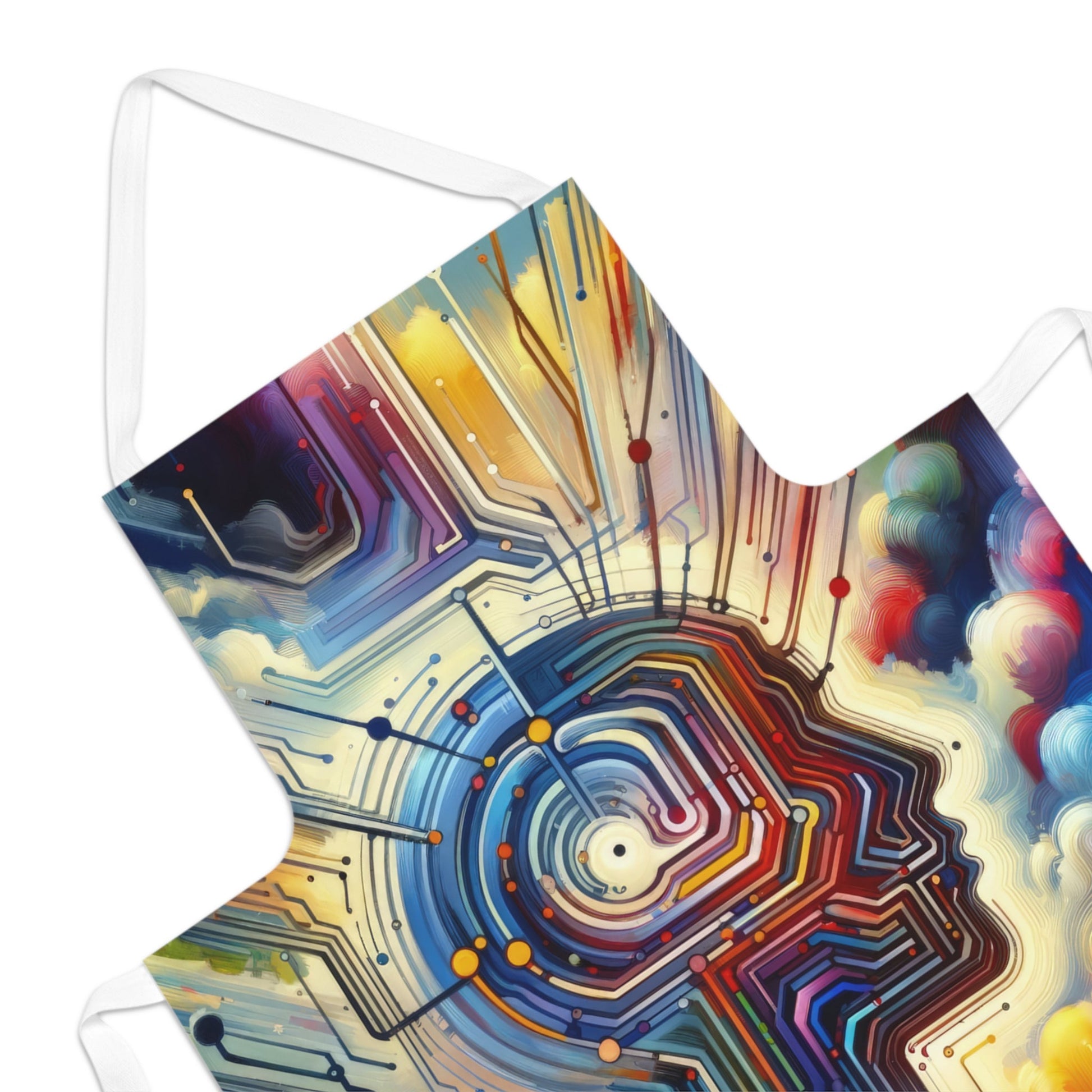 Supportive Digital Empathy Adult Apron (AOP) - ATUH.ART