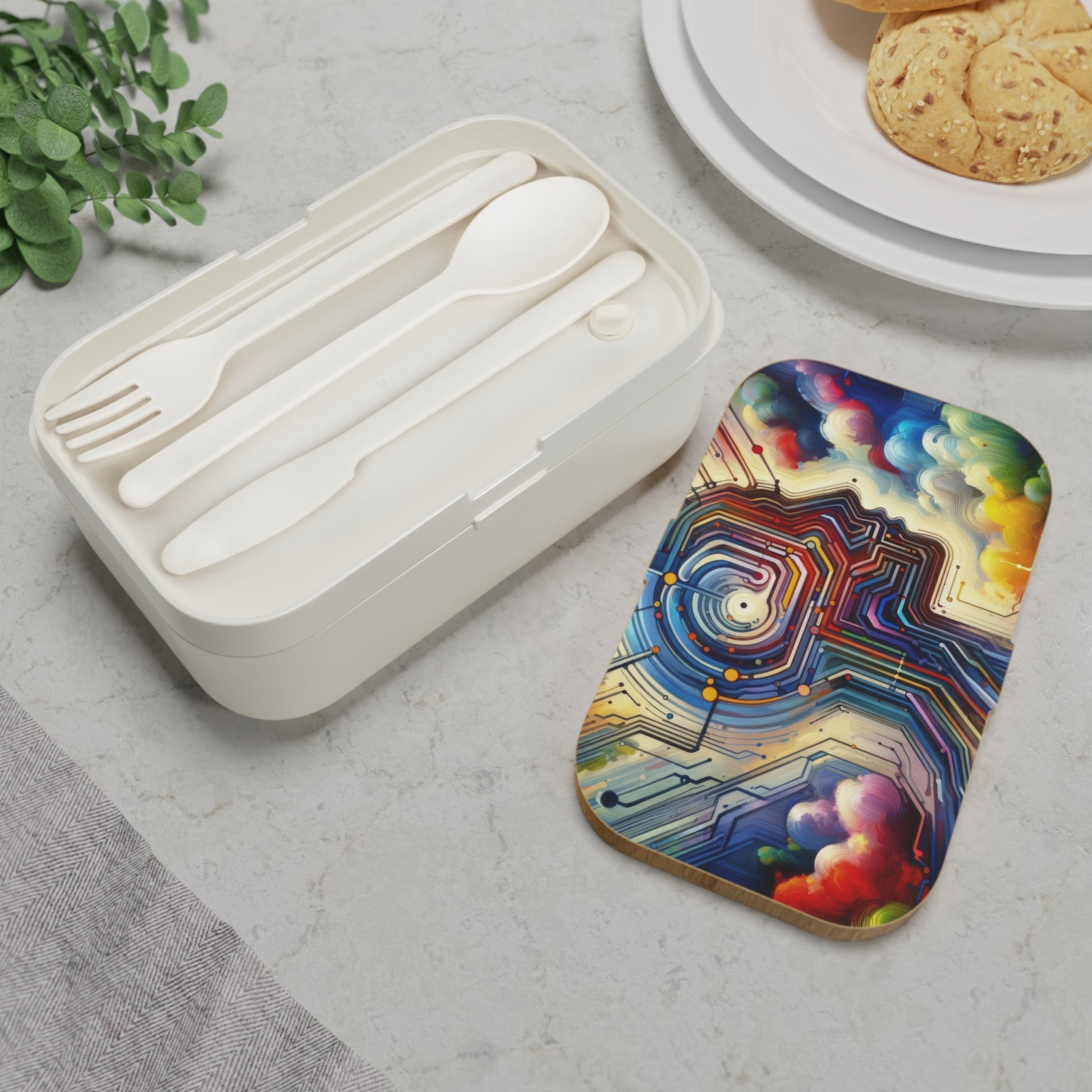 Supportive Digital Empathy Bento Lunch Box - ATUH.ART