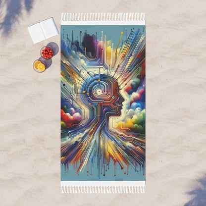 Supportive Digital Empathy Boho Beach Cloth - ATUH.ART