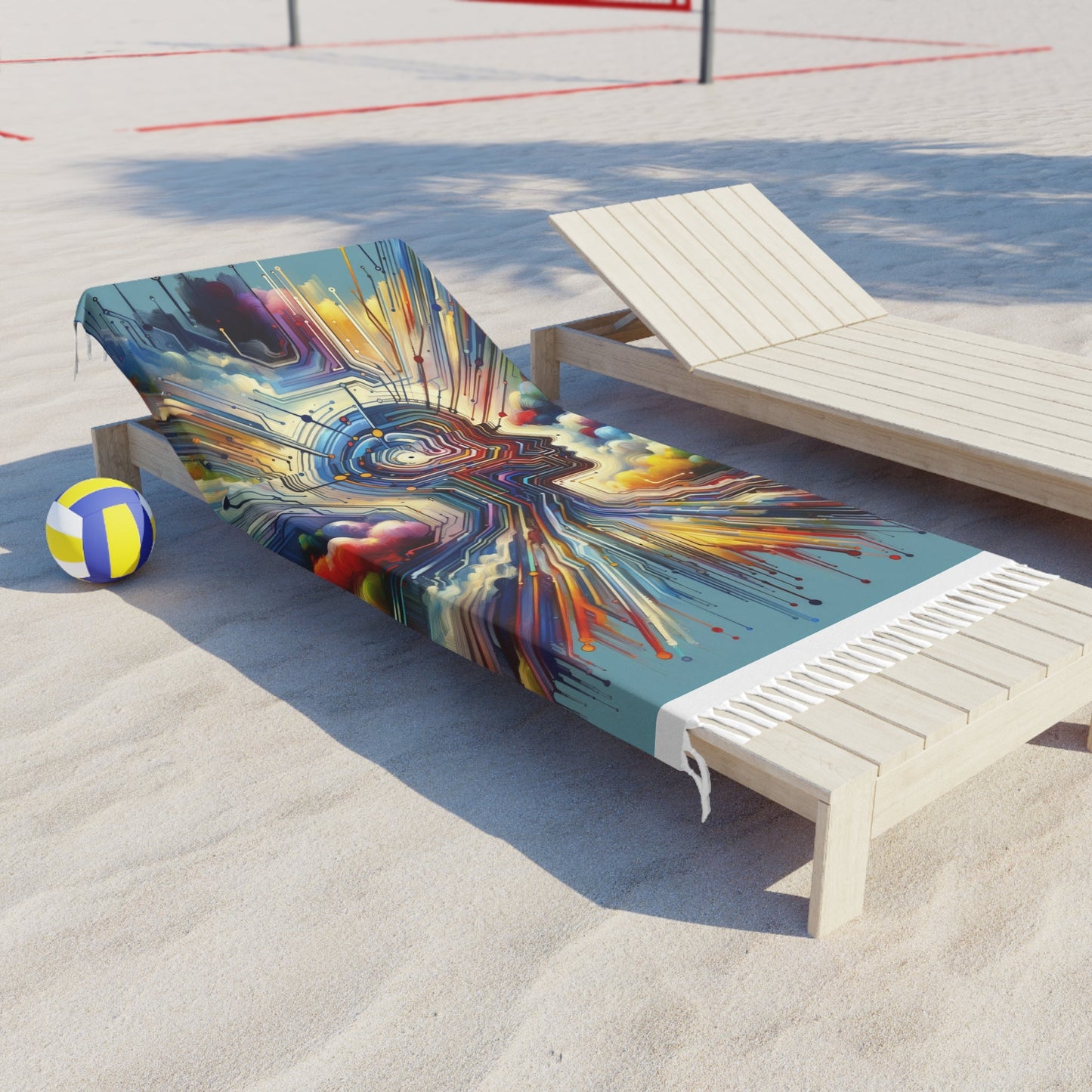 Supportive Digital Empathy Boho Beach Cloth - ATUH.ART