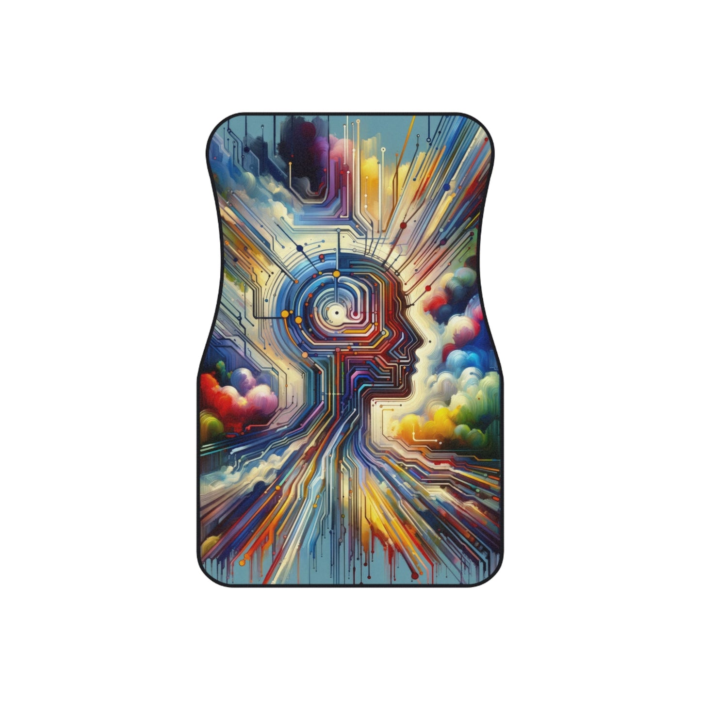 Supportive Digital Empathy Car Mats (2x Front) - ATUH.ART