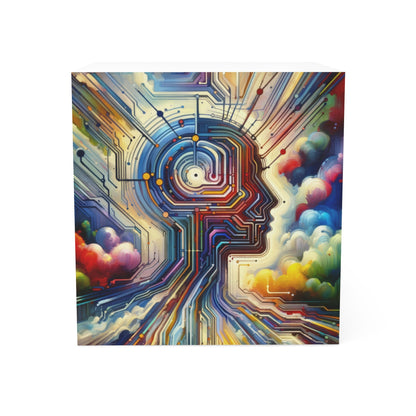 Supportive Digital Empathy Note Cube - ATUH.ART