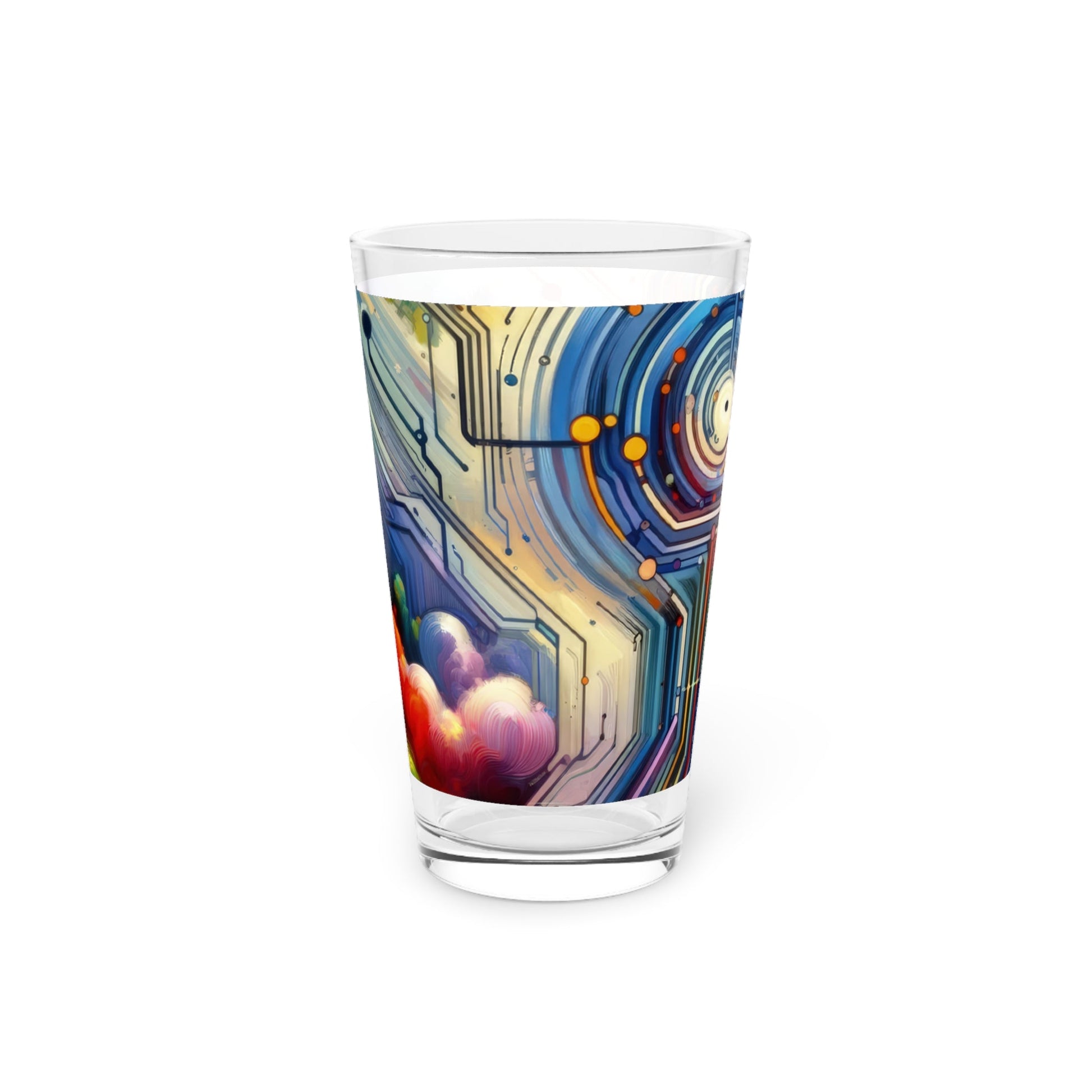 Supportive Digital Empathy Pint Glass, 16oz - ATUH.ART