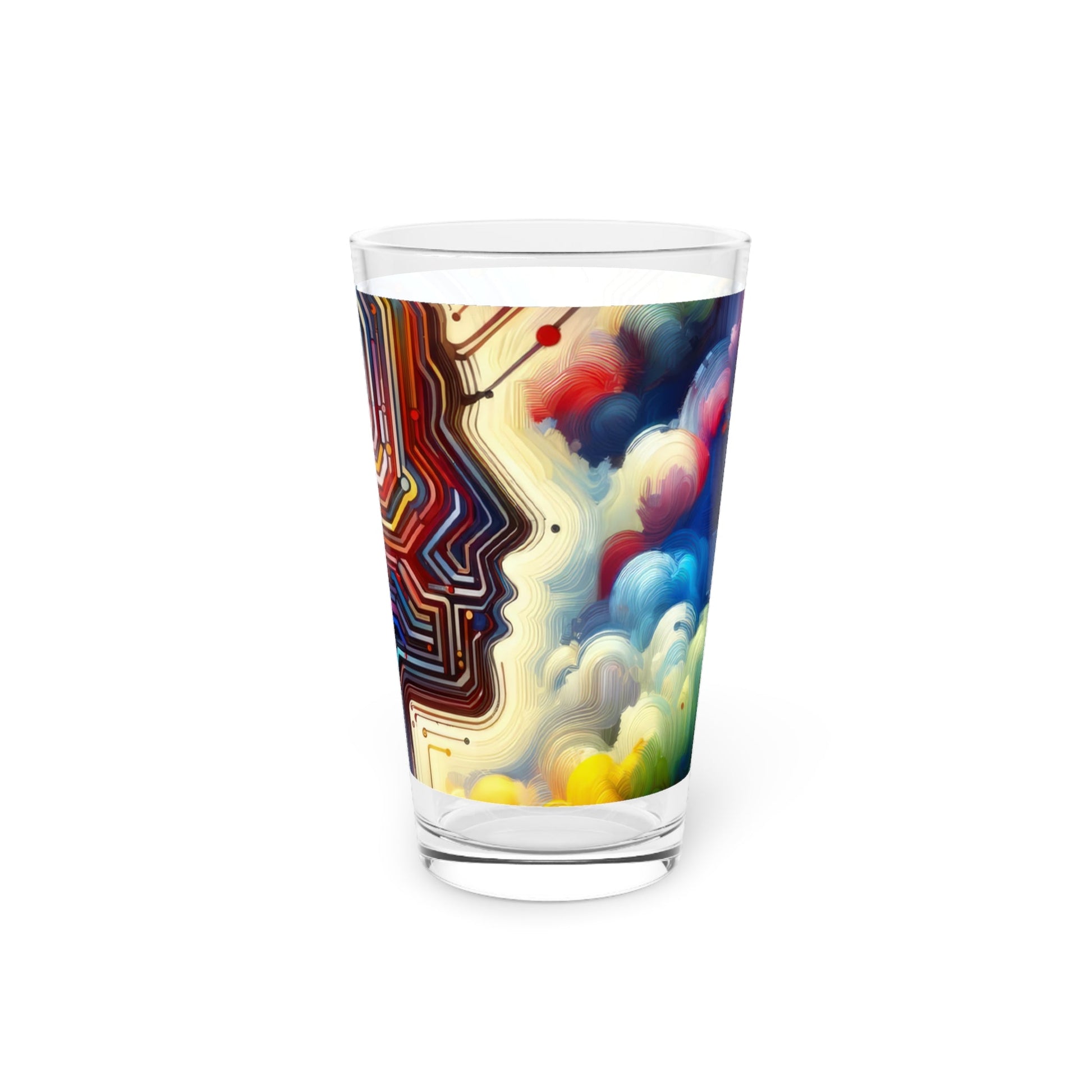 Supportive Digital Empathy Pint Glass, 16oz - ATUH.ART