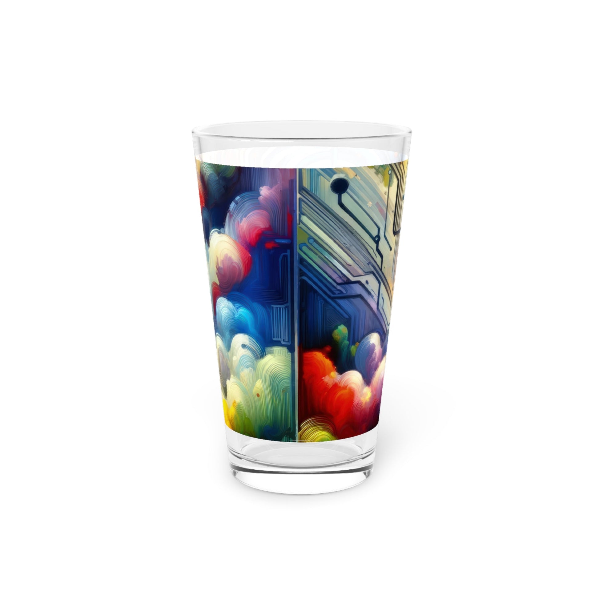 Supportive Digital Empathy Pint Glass, 16oz - ATUH.ART