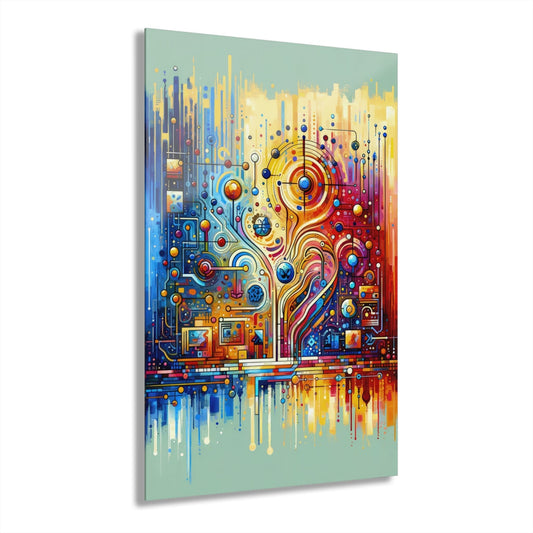 Supportive Divided Empathy Acrylic Prints (French Cleat Hanging) - ATUH.ART