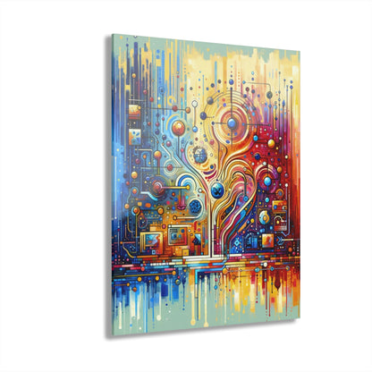 Supportive Divided Empathy Acrylic Prints (French Cleat Hanging) - ATUH.ART