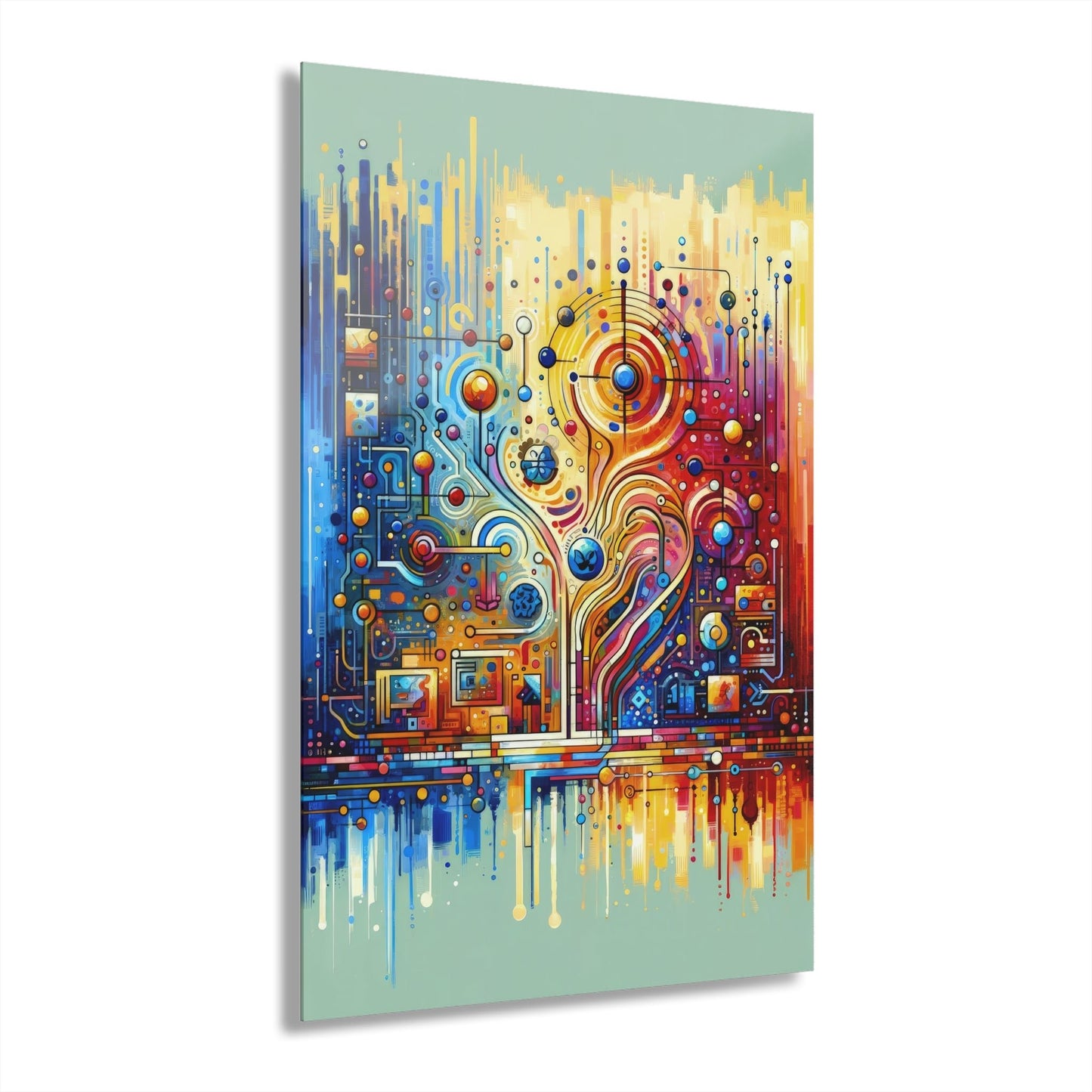 Supportive Divided Empathy Acrylic Prints (French Cleat Hanging) - ATUH.ART