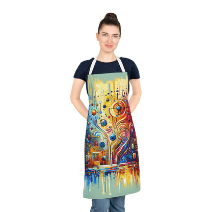 Supportive Divided Empathy Adult Apron (AOP) - ATUH.ART
