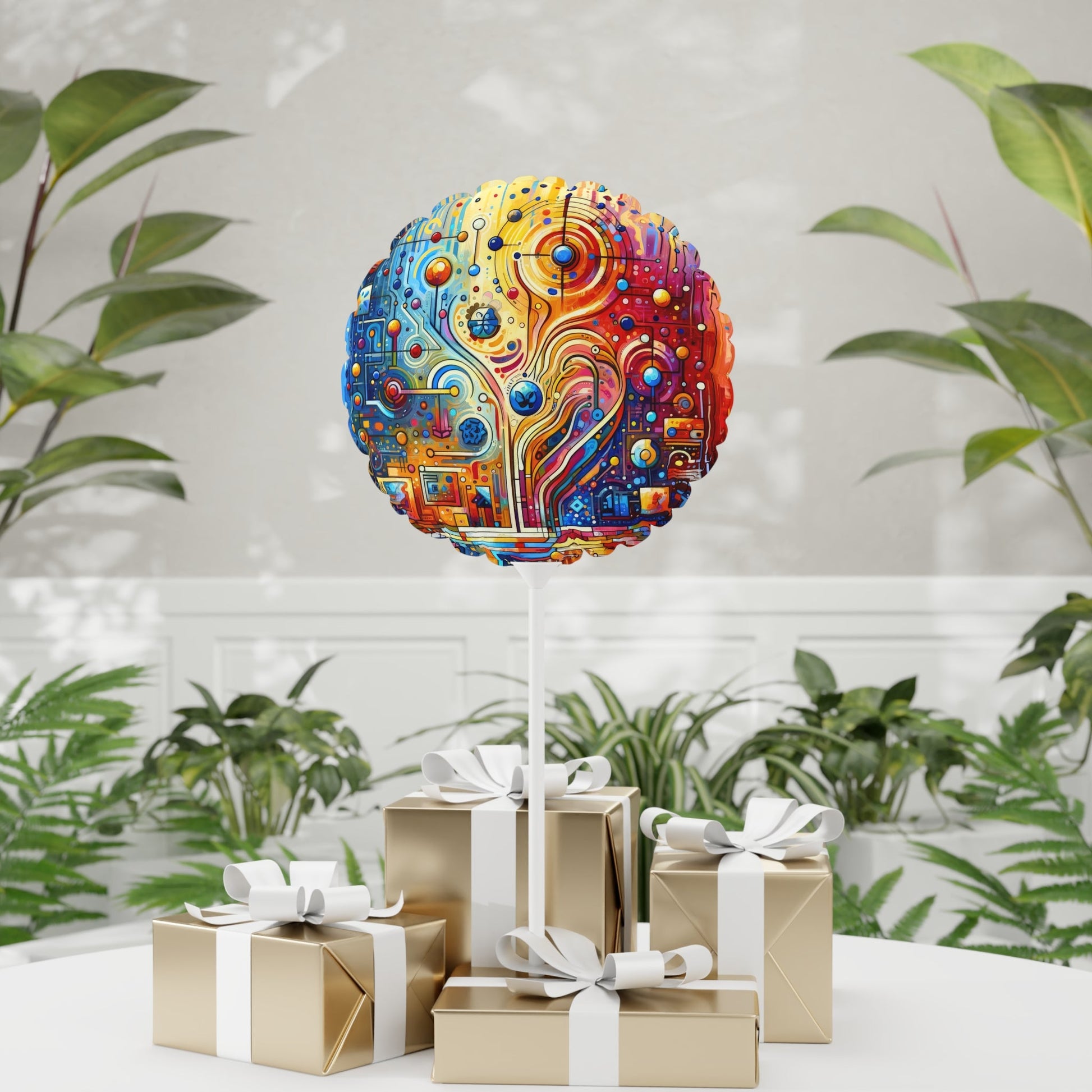 Supportive Divided Empathy Balloon (Round and Heart-shaped), 11" - ATUH.ART