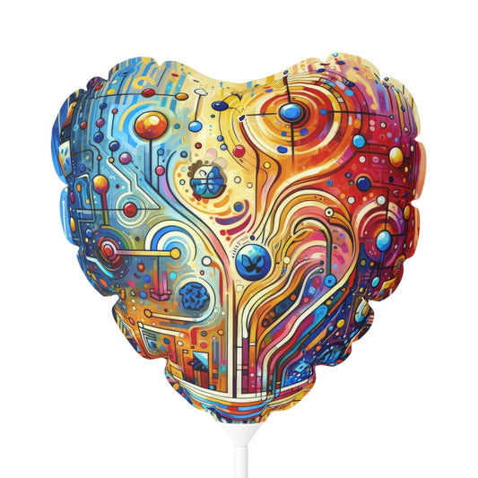 Supportive Divided Empathy Balloon (Round and Heart-shaped), 11" - ATUH.ART