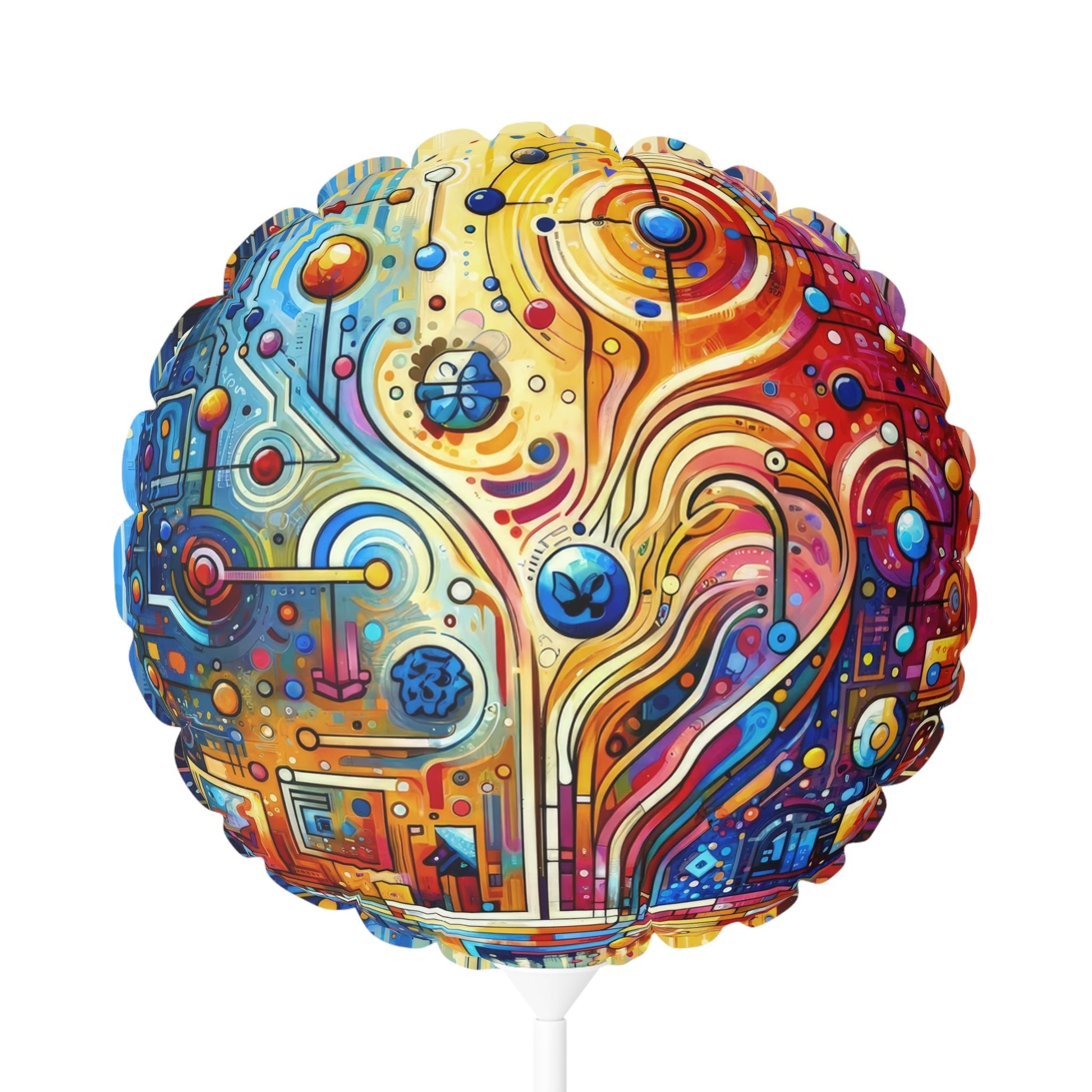 Supportive Divided Empathy Balloon (Round and Heart-shaped), 11" - ATUH.ART