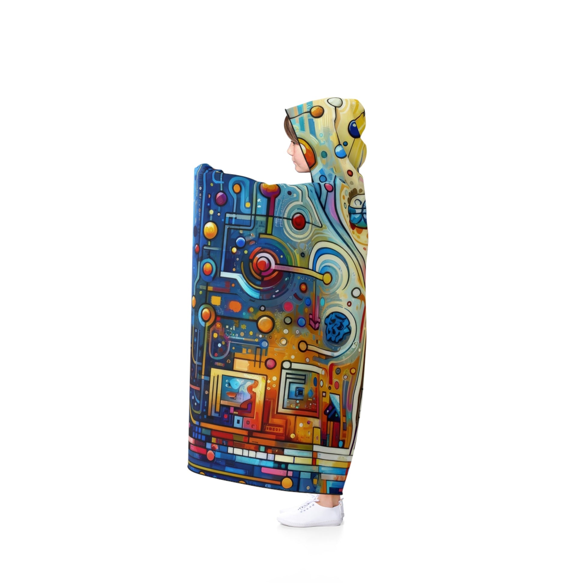 Supportive Divided Empathy Hooded Blanket - ATUH.ART