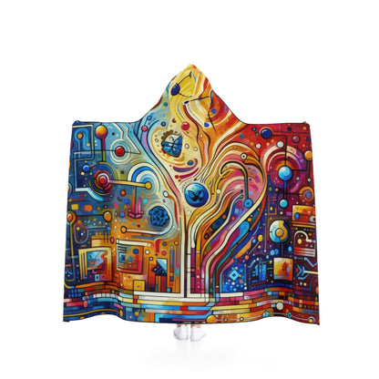 Supportive Divided Empathy Hooded Blanket - ATUH.ART