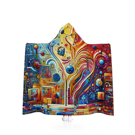 Supportive Divided Empathy Hooded Blanket - ATUH.ART