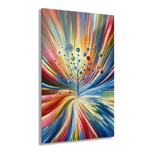 Sustainable Ripple Abstract Acrylic Prints (French Cleat Hanging) - ATUH.ART
