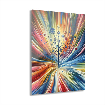 Sustainable Ripple Abstract Acrylic Prints (French Cleat Hanging) - ATUH.ART