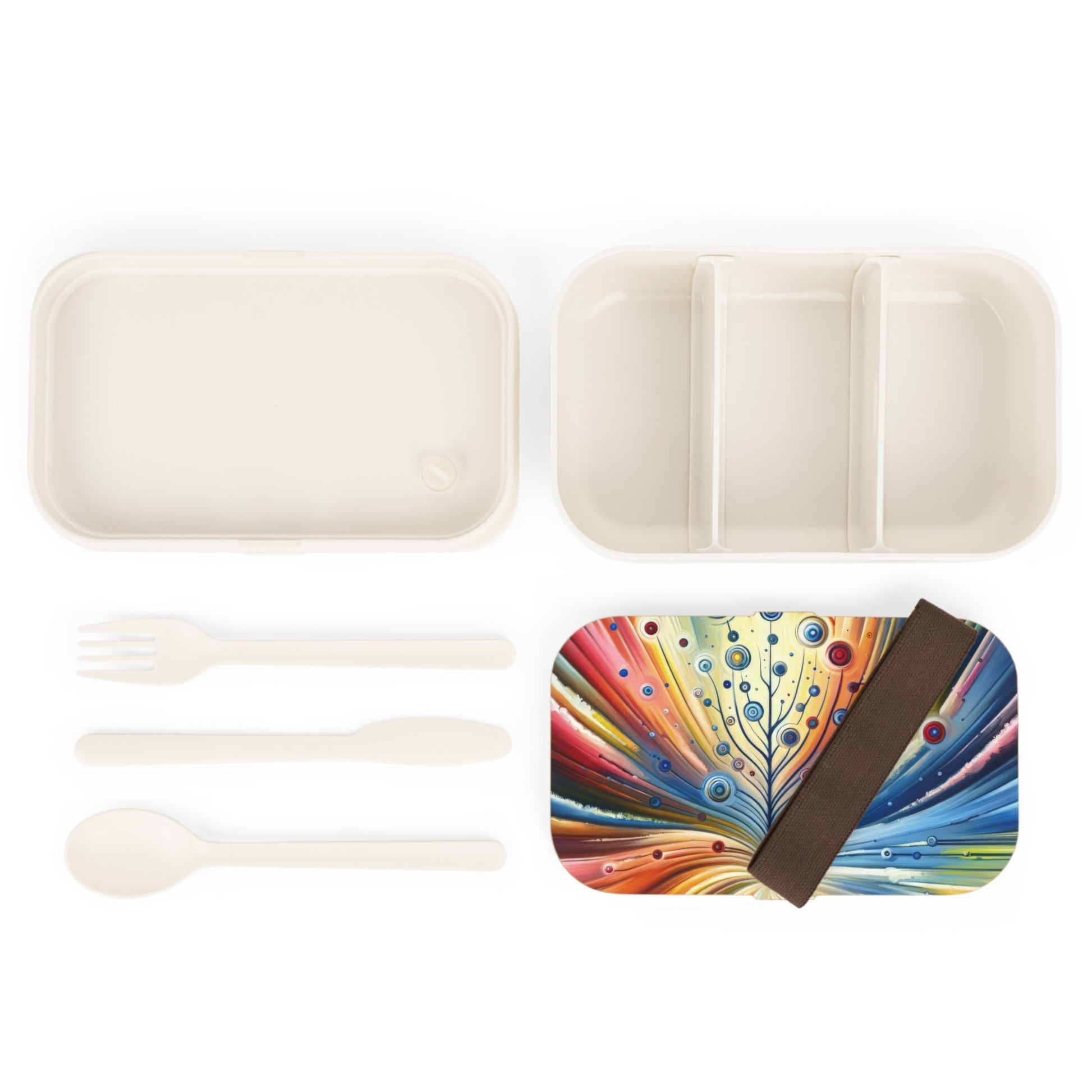 Sustainable Ripple Abstract Bento Lunch Box - ATUH.ART
