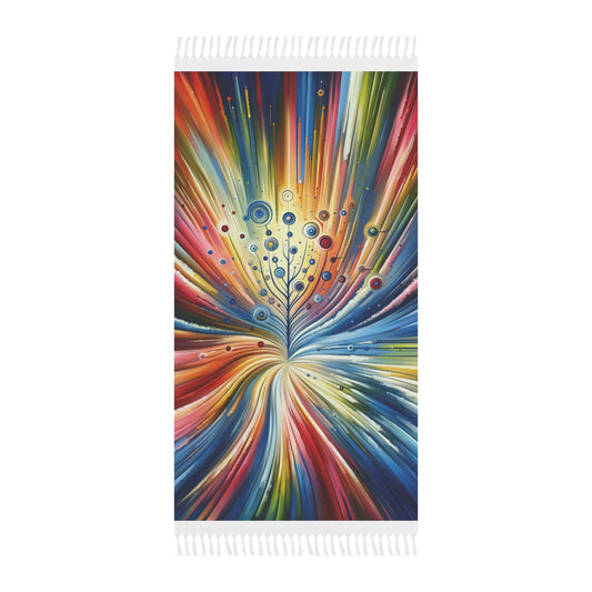 Sustainable Ripple Abstract Boho Beach Cloth - ATUH.ART